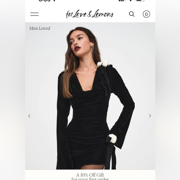 For Love And Lemons Dresses & Skirts - For Love and Lemons Tamera Mini Dress